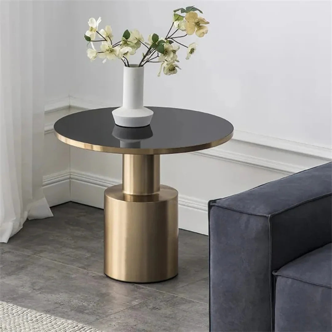 Luxurious Side Table Set for Home With Chrome Finish| SST-