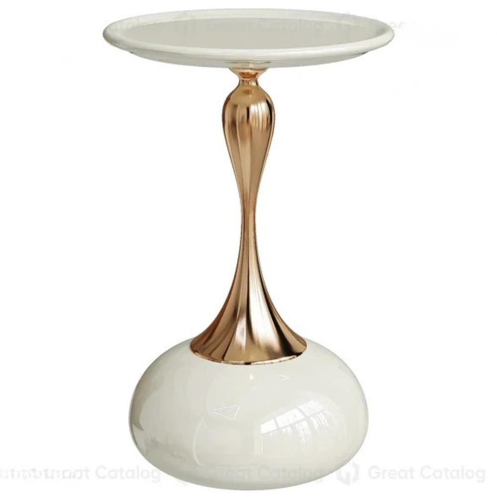 Coffee Side Table Bedside Sofa Tea End Tray Tables Round Metal