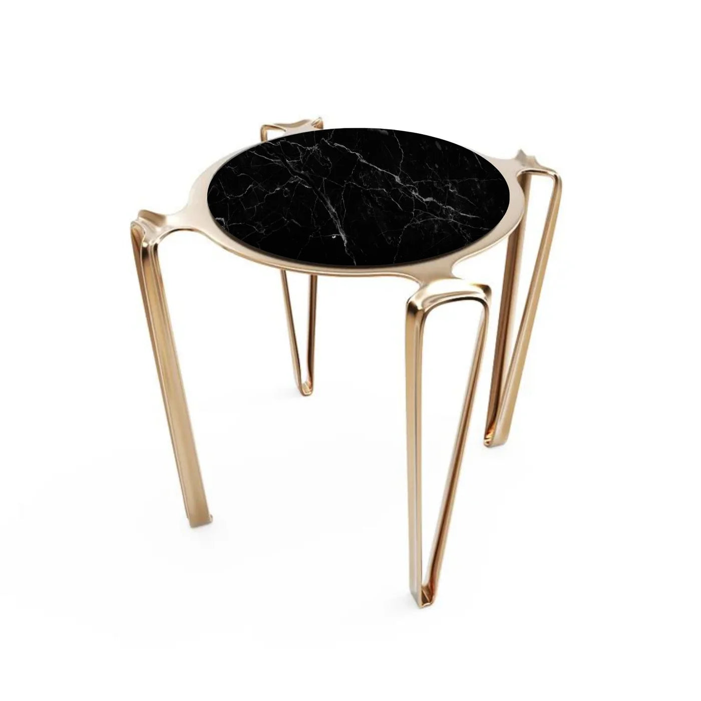 Luxury Style Coffee Table with Chrome Finish | STC-