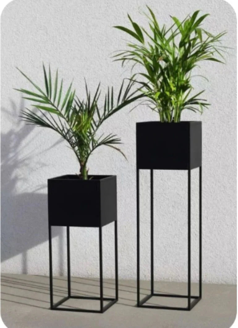 Modern Plant Stand – Indoor Flower Pot Holder With Artificial Plants| MSP