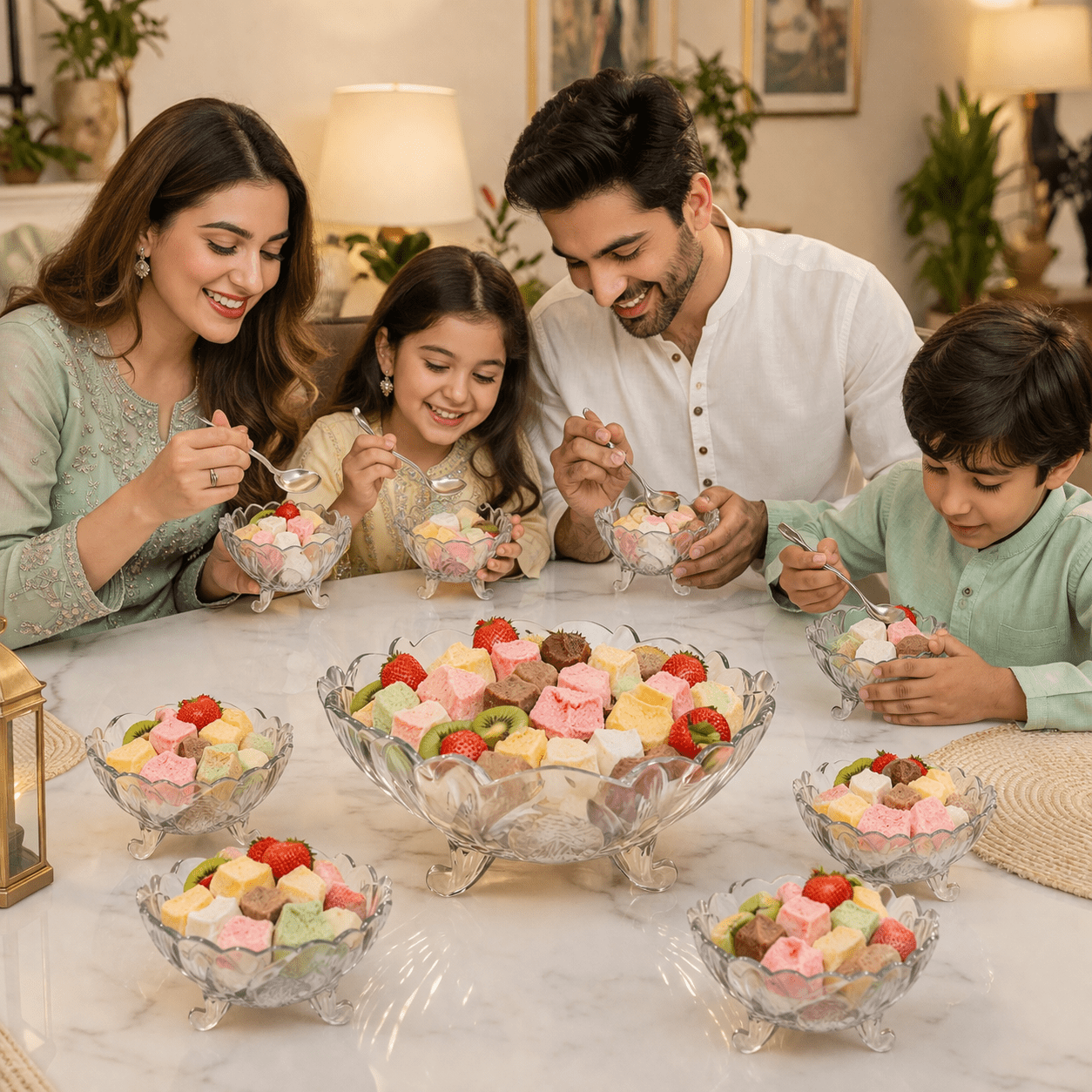 Golden Luxury Amber Glass Ice Cream Bowl Set with Lid – Premium Serving Dessert Bowls Set for Family & Guests|7 prices | Dhanaks Decor - Dhanaks Decor Ice cream set Dhanaks Decor Golden Luxury Amber Glass Ice Cream Bowl Set with Lid – Premium Serving Dessert Bowls Set for Family & Guests|7 prices | Dhanaks Decor