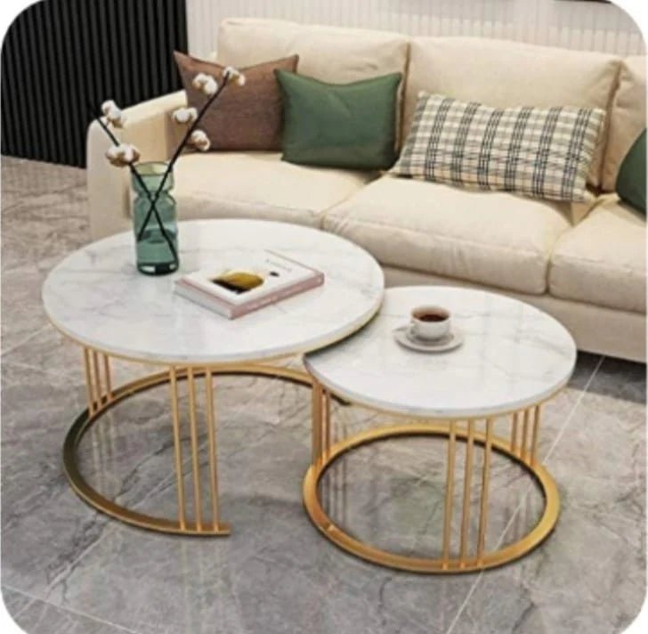 Luxurious Nesting Table Set With Paint Finish - Dhanaks Decor Table Dhanaks Decor Luxurious Nesting Table Set With Paint Finish
