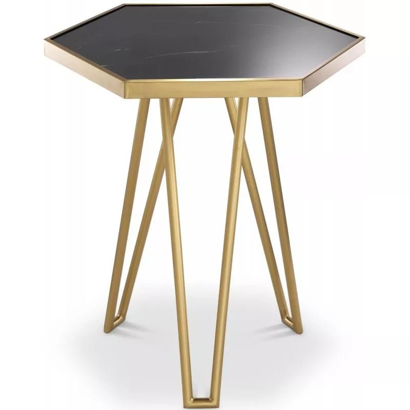 Luxury Side Table in Black Mdf | MST - 0226 - Dhanaks Decor Table Dhanaks Decor Luxury Side Table in Black Mdf | MST - 0226
