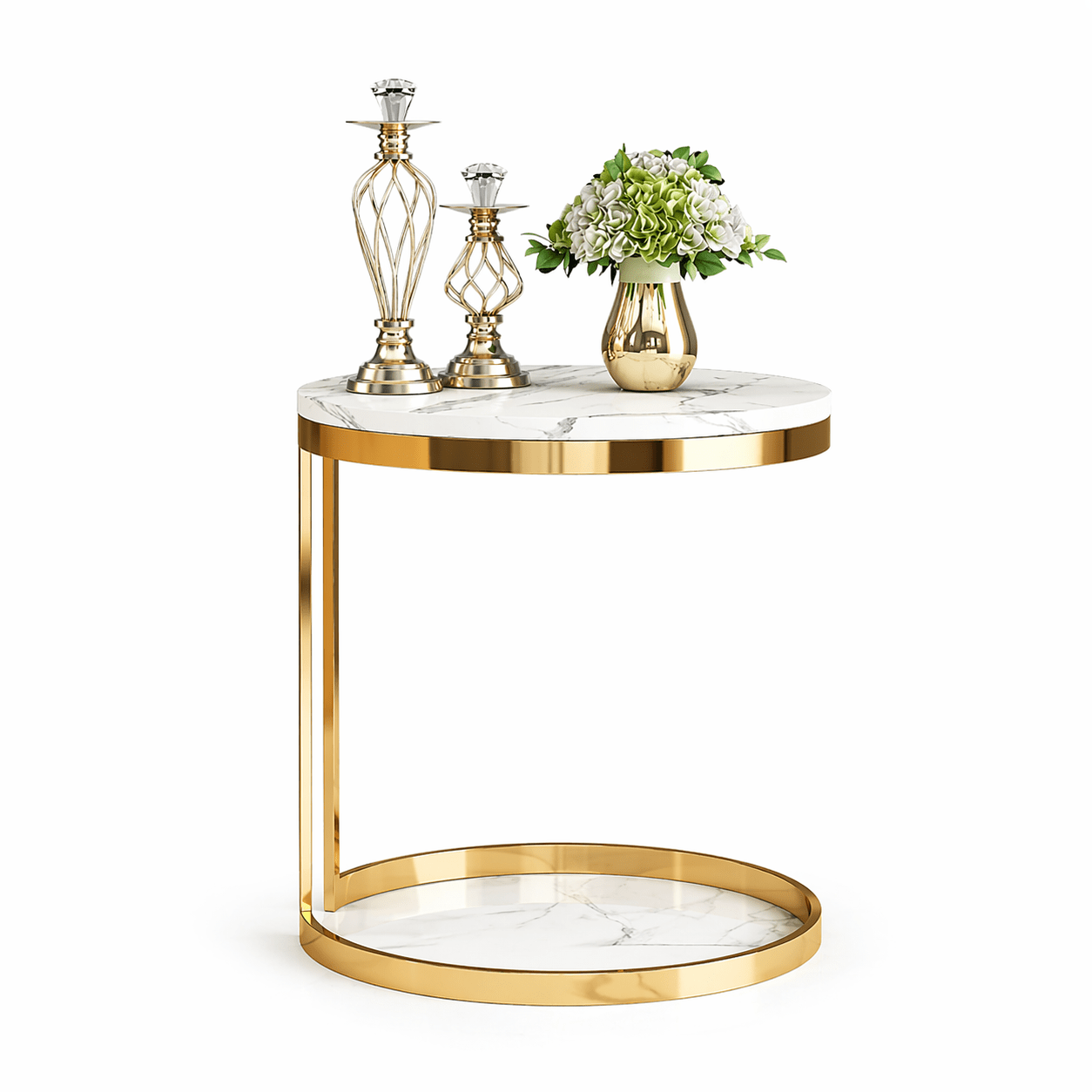Modern Round Coffee | Sofa Side Table - Dhanaks Decor Table Dhanaks Decor Modern Round Coffee | Sofa Side Table