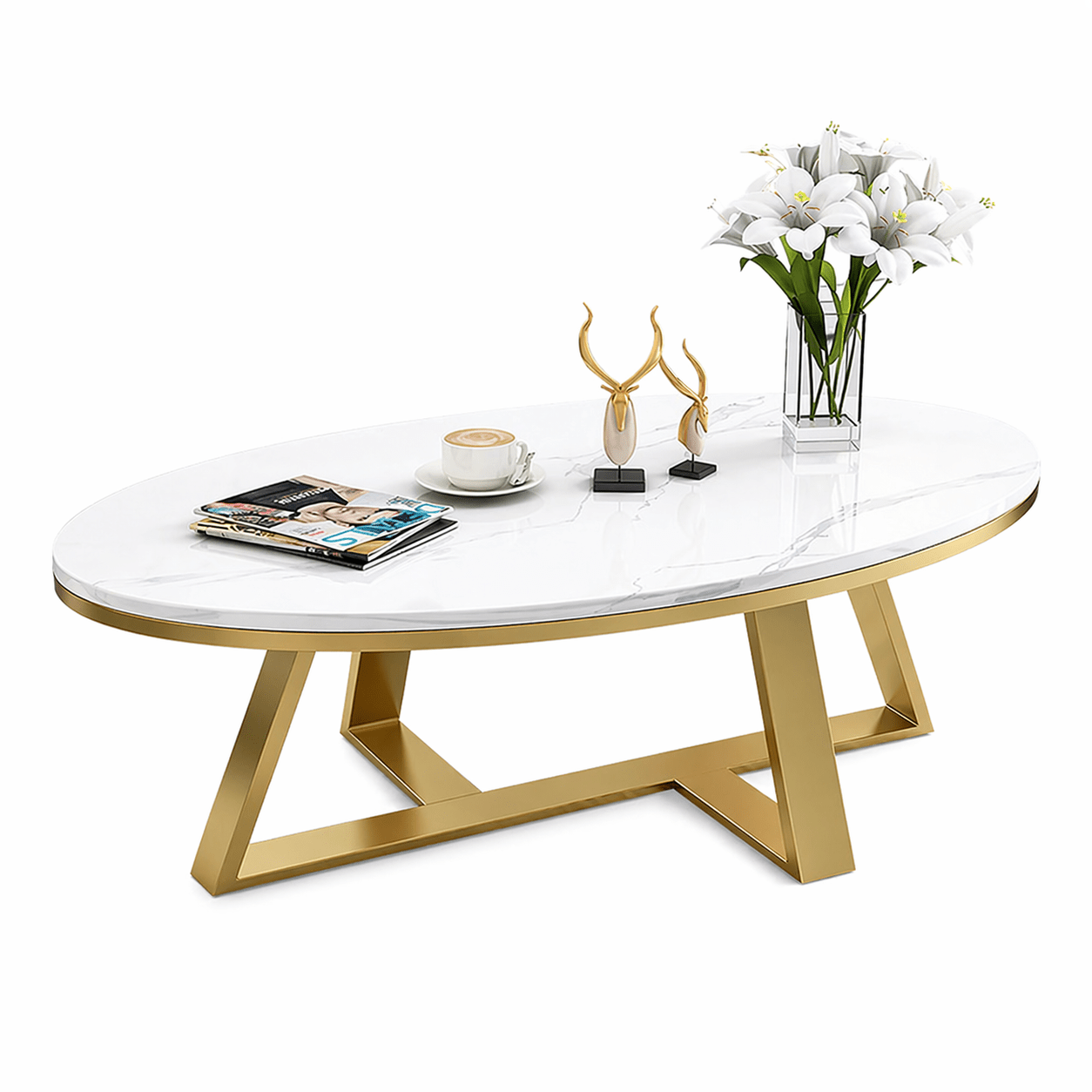 Nordic Center Table With Paint Finish - Dhanaks Decor Table Dhanaks Decor Nordic Center Table With Paint Finish
