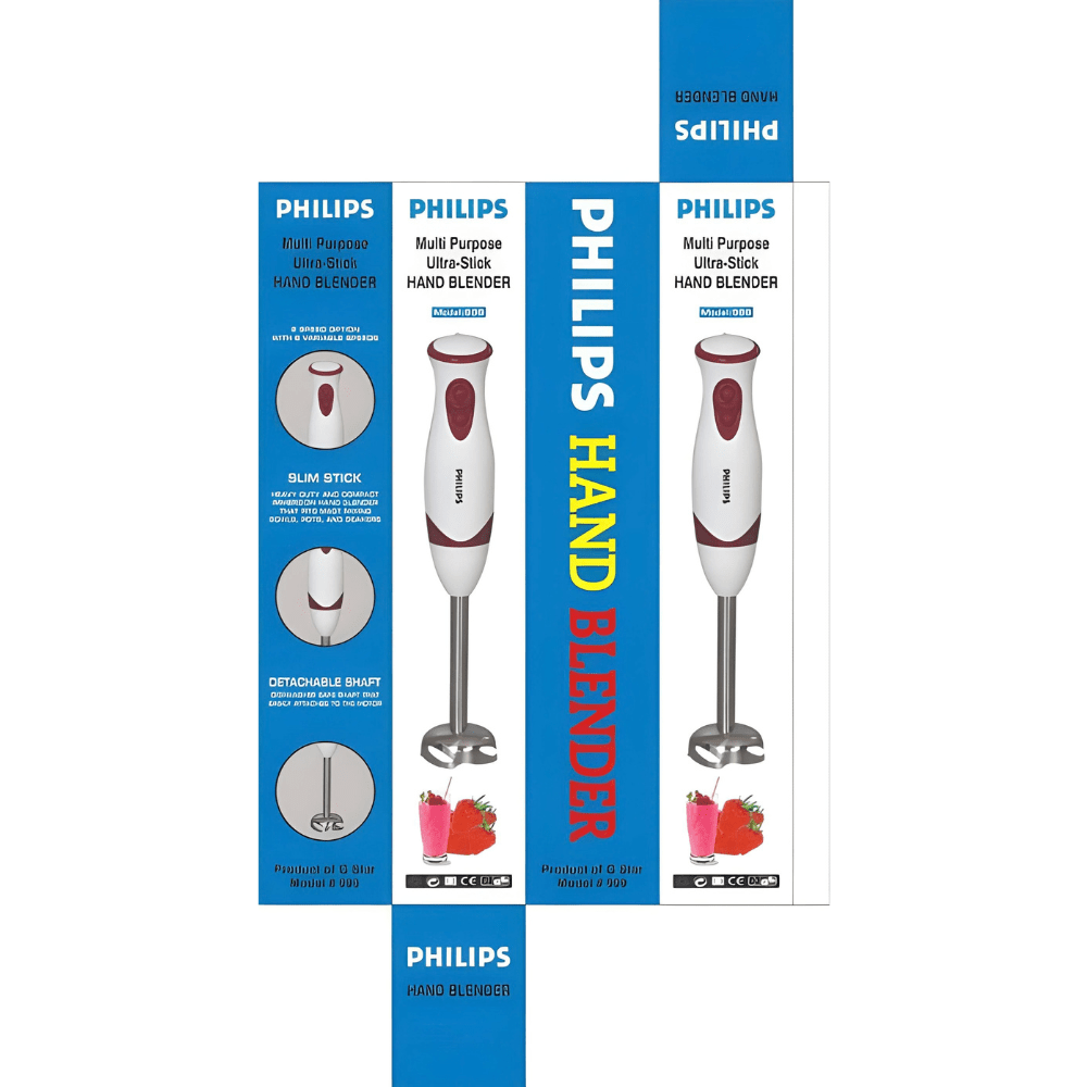 Philips Multi Purpose Ultra Stick Hand Blender GS - B045 1200W | Powerful Kitchen Blender | Dhanaks Store - Dhanaks Decor Blender Dhanaks Decor Philips Multi Purpose Ultra Stick Hand Blender GS - B045 1200W | Powerful Kitchen Blender | Dhanaks Store