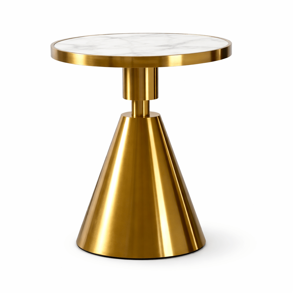Stainless Steel Chrome Finish Sofa Side Table, For Living Room Bed Room - Dhanaks Decor Table Dhanaks Decor Stainless Steel Chrome Finish Sofa Side Table, For Living Room Bed Room