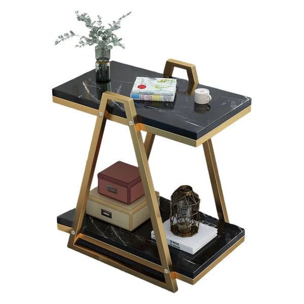 Stainless Steel Double Side Sofa Side Table With Chrome Finish |MCT - 1001 - Dhanaks Decor Table Dhanaks Decor Stainless Steel Double Side Sofa Side Table With Chrome Finish |MCT - 1001