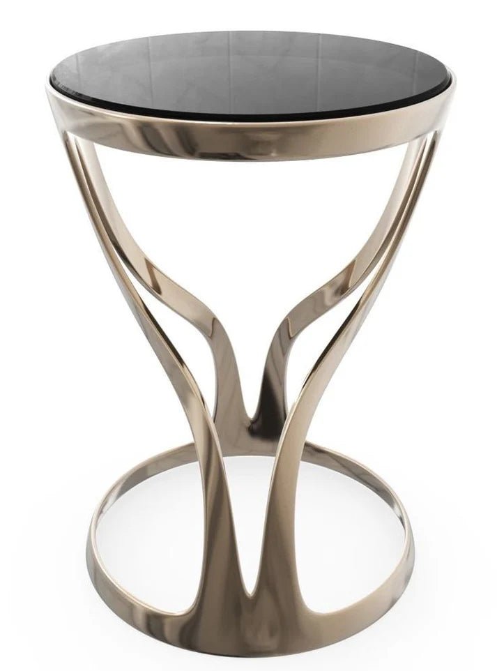 Stainless Steel Duffy Display Nesting Table Set - Dhanaks Decor Table Dhanaks Decor Stainless Steel Duffy Display Nesting Table Set