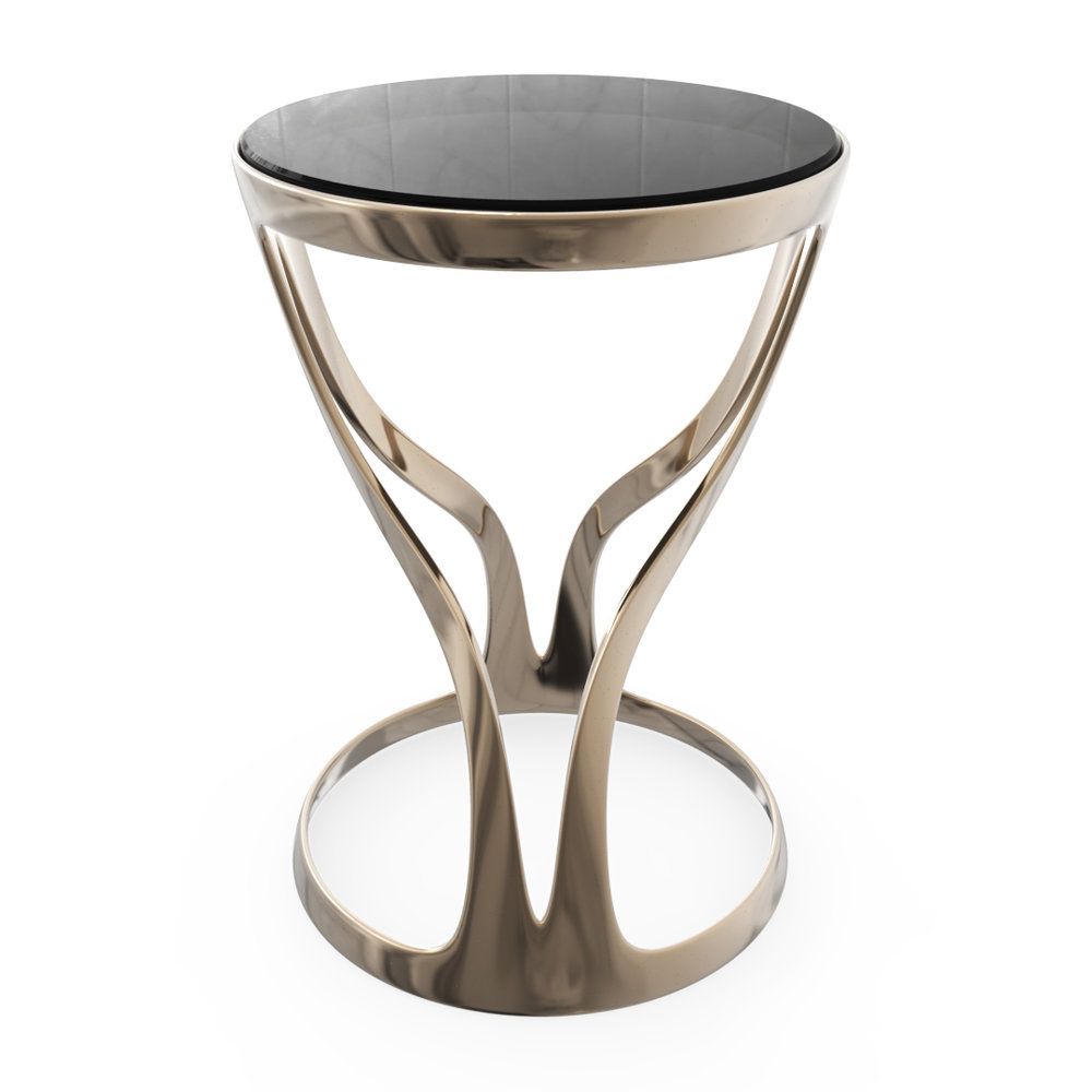 Stainless Steel Duffy Display Nesting Table Set - Dhanaks Decor Table Dhanaks Decor Stainless Steel Duffy Display Nesting Table Set