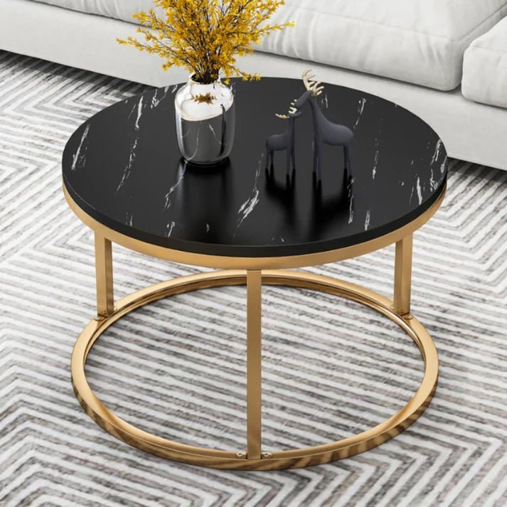 Stainless Steel Nesting Coffee Table Set of 2 - Dhanaks Decor Table Dhanaks Decor Stainless Steel Nesting Coffee Table Set of 2